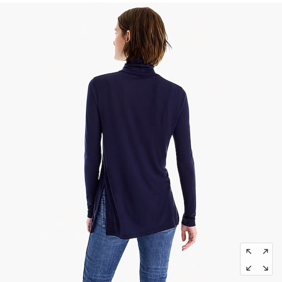 J. Crew Olive Green Turtleneck Tunic - Picture 4 of 5